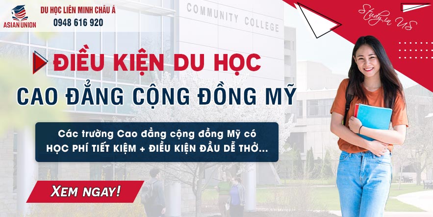 Điều kiện du học cao đẳng cổng đồng Mỹ