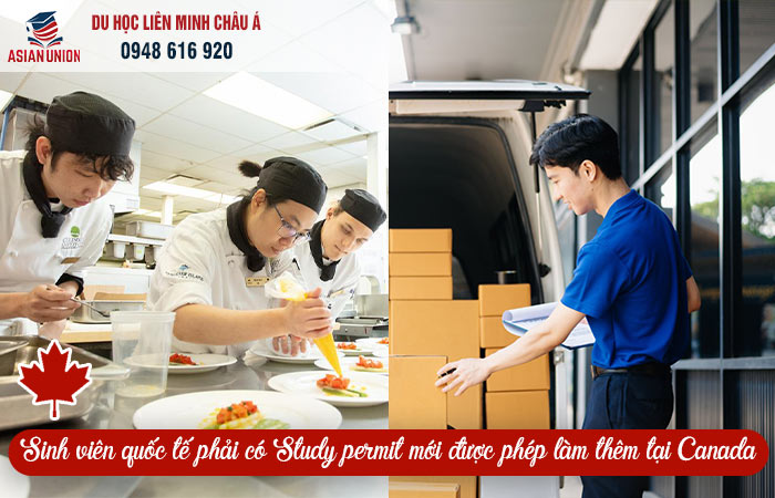 Sinh viên quốc tế làm thêm tại Canada