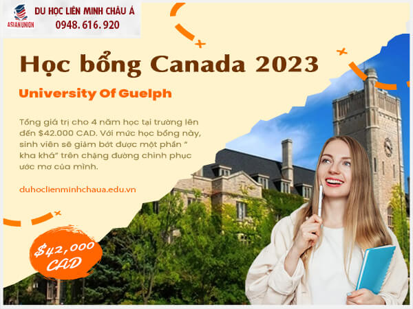 Học bổng Canada tại University Of Guelph