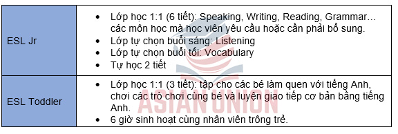 Khoá Junior của Anh ngữ CEA