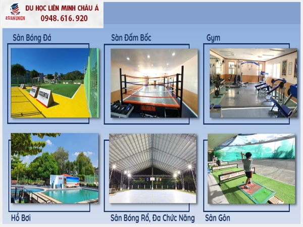 Khu thể thao du học hè anh ngữ smeag