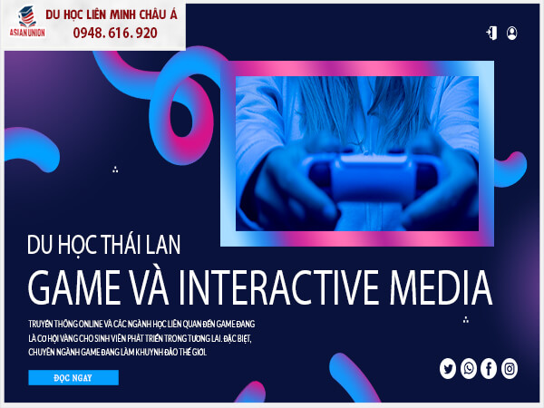 Du học Thái Lan ngành Game và Interactive Media