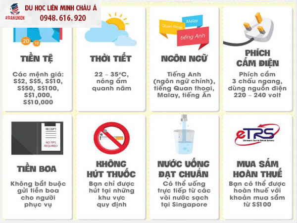 Một số lưu ý khi nhập cảnh du học Singapore