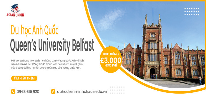 Du học Anh trường Queen’s University Belfast
