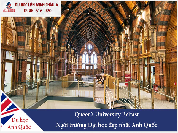 Queen’s University Belfast nằm trong top trường Đại học đẹp nhất