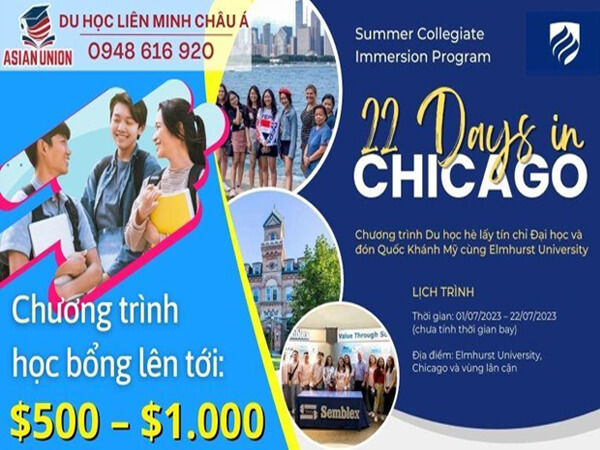 Trại hè Mỹ tại Elmhurst University