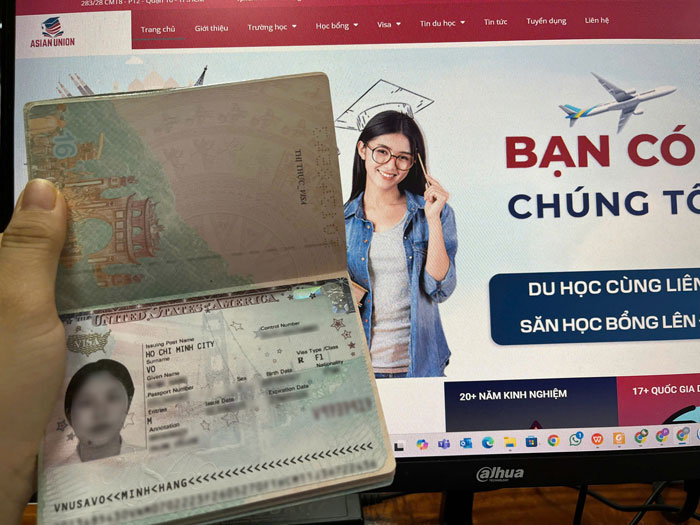 Chúc mừng bạn Minh Hằng đạu visa du học Mỹ