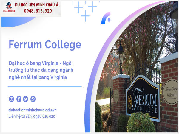 Du học Mỹ bang Virginia trường Ferrum College