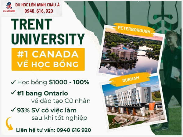 Học bổng trường Đại học Trent University