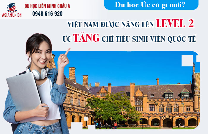 Việt Nam lên level 2 khung xét visa du học Úc