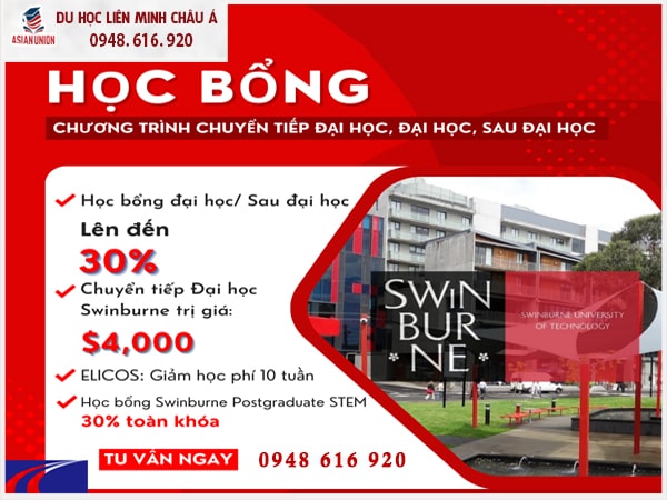 Học bổng trường Swinburne University