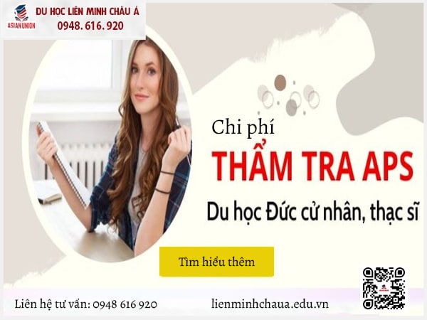 Chi phí thẩm tra APS khi du học Đức