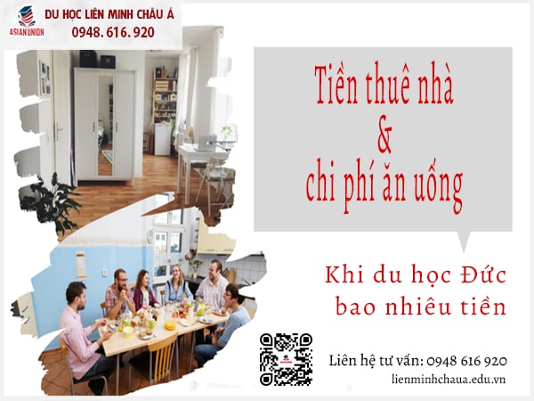 Chi phí thuê nhà và ăn uống tại Đức bao nhiêu?