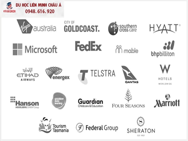 Sinh viên tốt nghiệp tại Charlton Brown có thể làm việc với những công ty lớn tại Úc