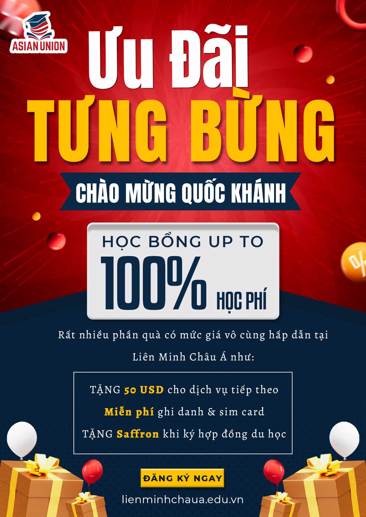 Ưu đãi lễ 2/9 cùng LMCA Edu