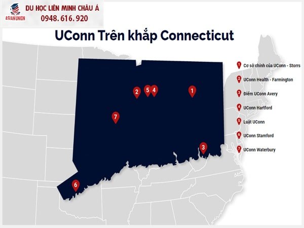 Campus của trường Đại học Connecticut