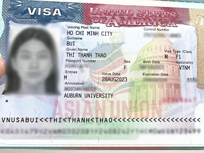 Học sinh Thanh Thảo đậu visa du học Mỹ - Liên Minh Châu Á