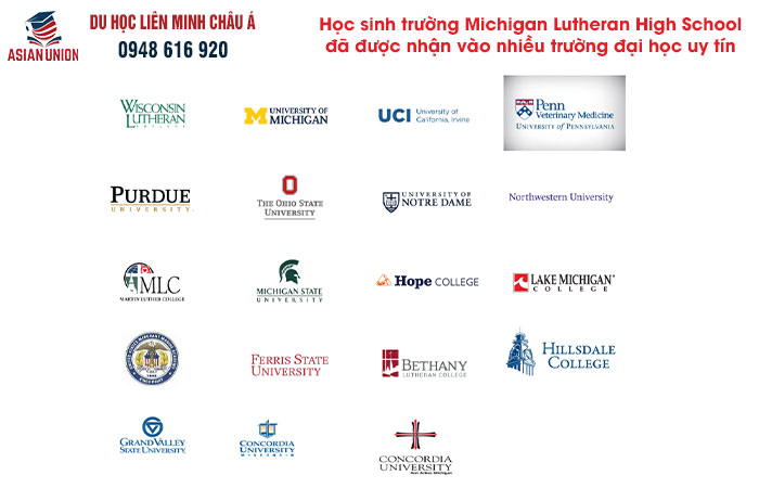 Học sinh tại trung học Michigan Lutheran đạu vào nhiều đại học danh tiếng