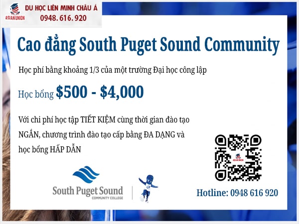 Học bổng trường Cao đẳng South Puget Sound Community