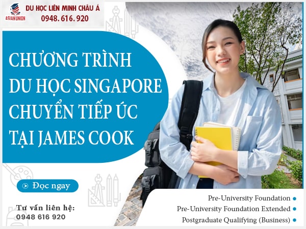 Chương trình du học Singapore chuyển tiếp Úc tại James Cook