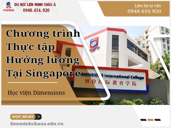 Chương trình thực tập hưởng lương tại Singapore Học viện Dimensions