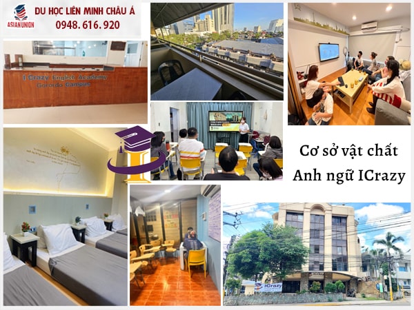 Cơ sở vật chất trường Anh ngữ ICrazy