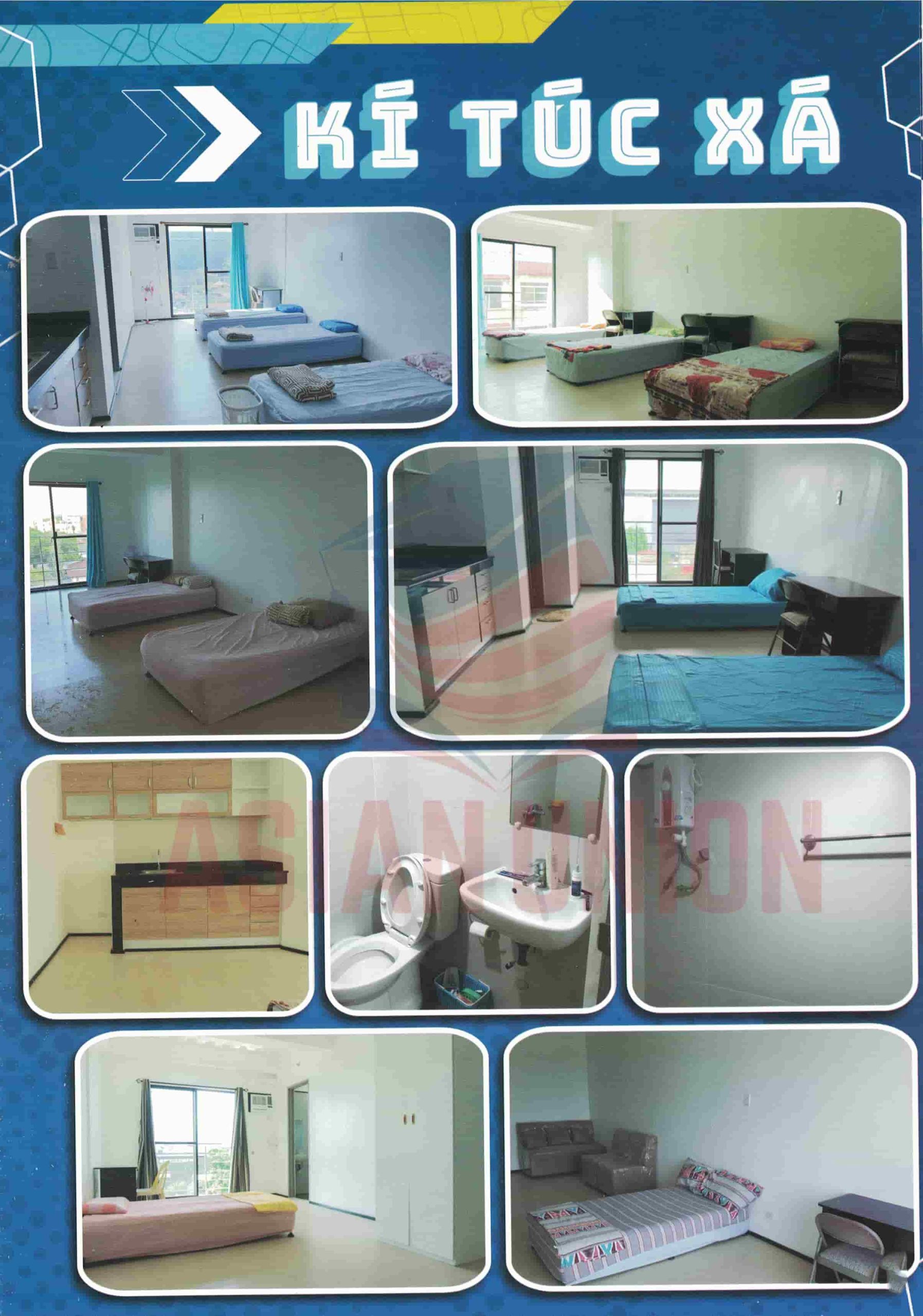 Ký túc xá của trường Anh ngữ WE ACADEMY