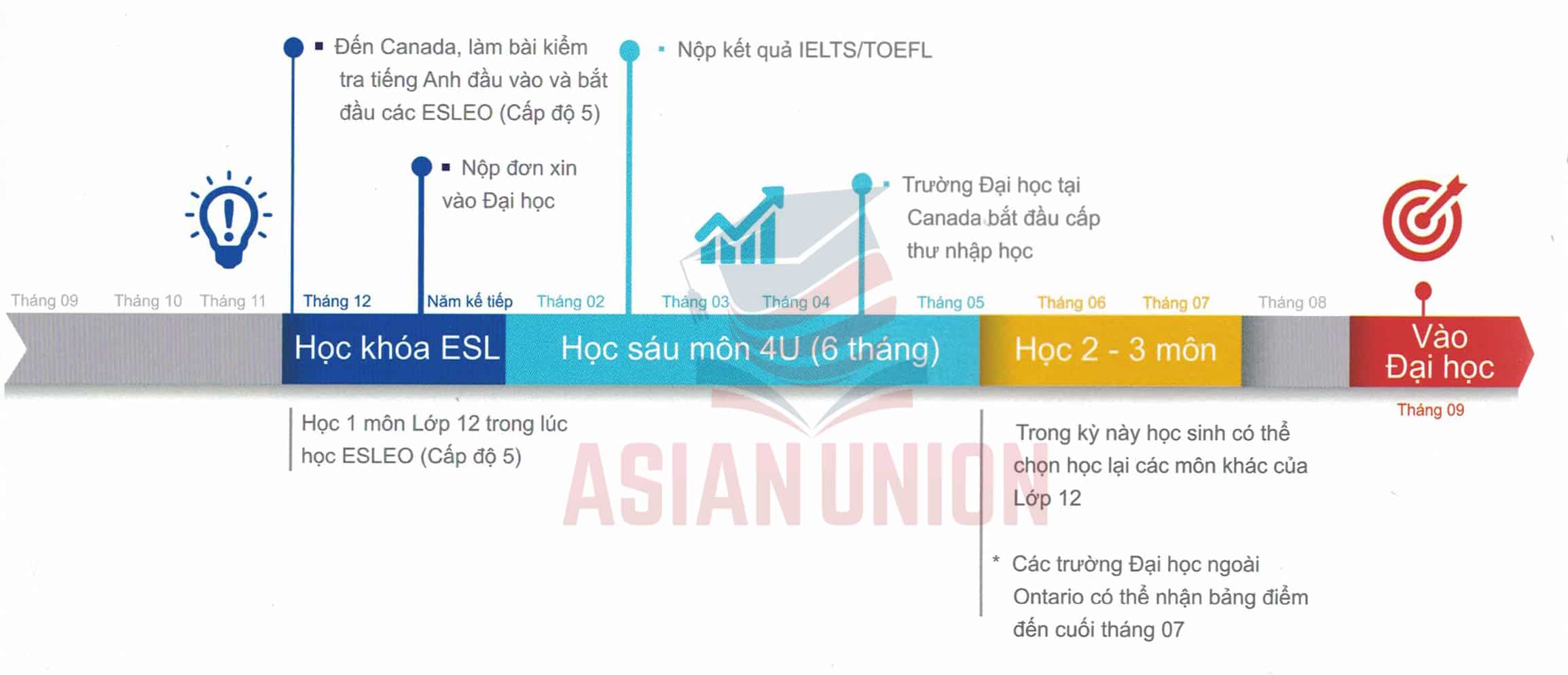 Lộ trình chương trình UPC cấp tốc