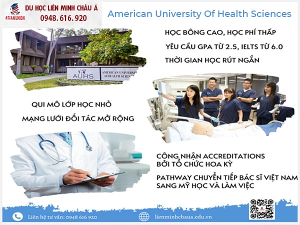 Nên du học Mỹ ngành Y tại Đại học AUHS