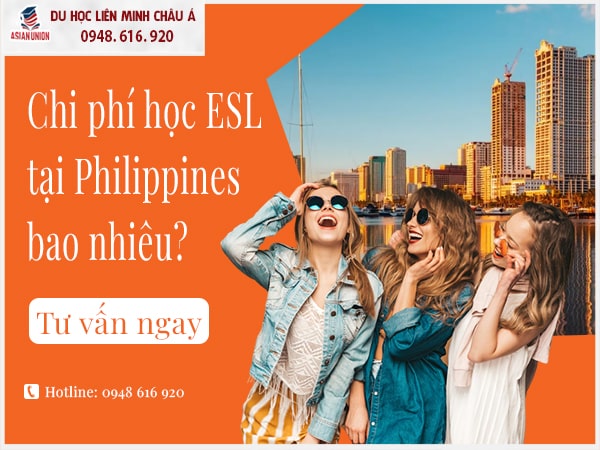 Học phí khoá ESL tại Philippines bao nhiêu tiền?