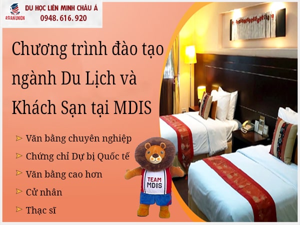 Chương trình đào tạo chuyên sâu ngành Du lịch và Khách sạn tại MDIS