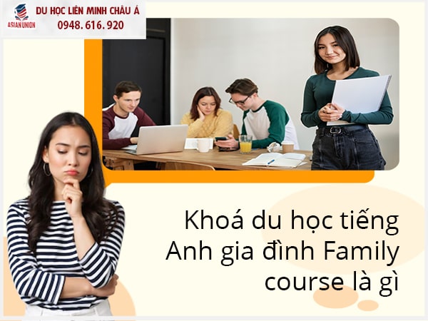 Du học tiếng Anh cùng con khoá Family course