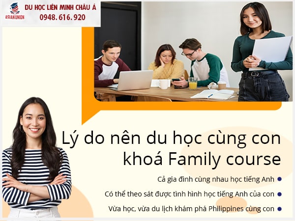 Lý do du học tiếng Anh cùng con khoá Family course