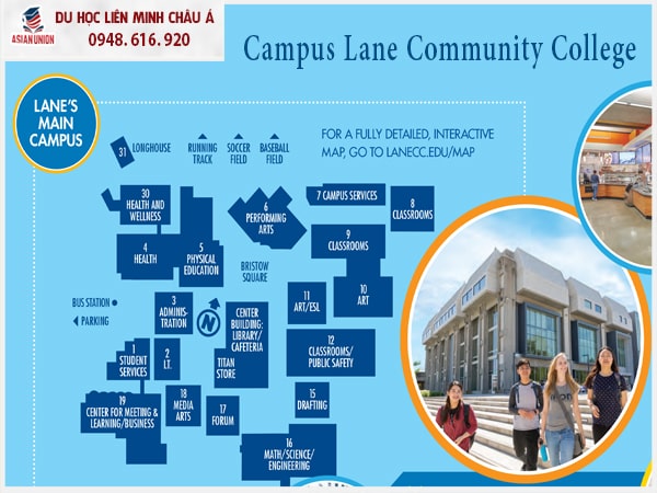 Campus của trường Lane Community College