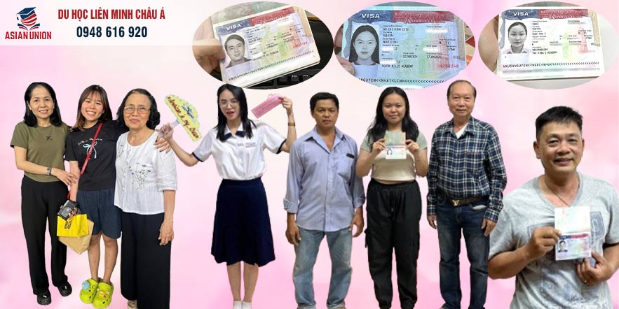 Những trường hợp đậu visa tại Liên Minh Châu Á