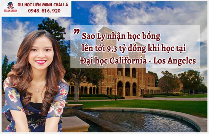 Du học sinh Sao Ly nhận học bổng tại Đại học California Los Angeles
