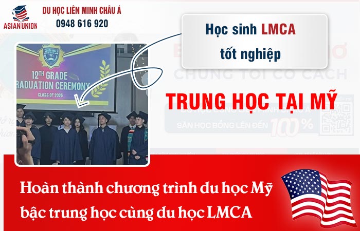Học sinh tốt nghiệp trung học Mỹ