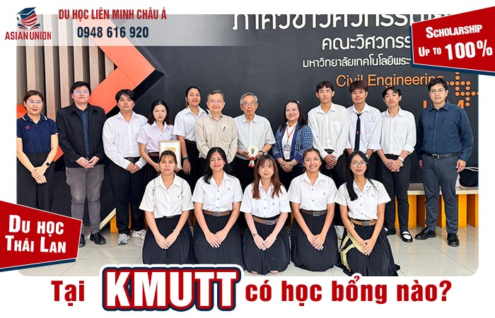 Học bổng du học King Mongkut’s University of Technology Thonburi (KMUTT)