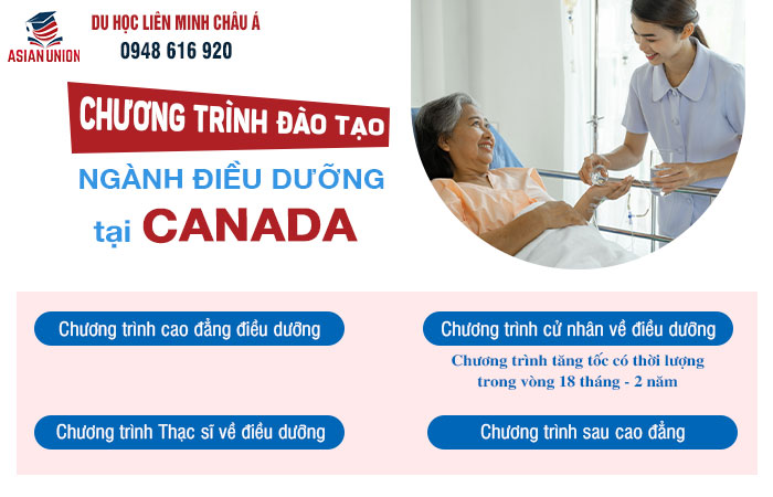 Du học Canada ngành điều dưỡng có những chương trình nào