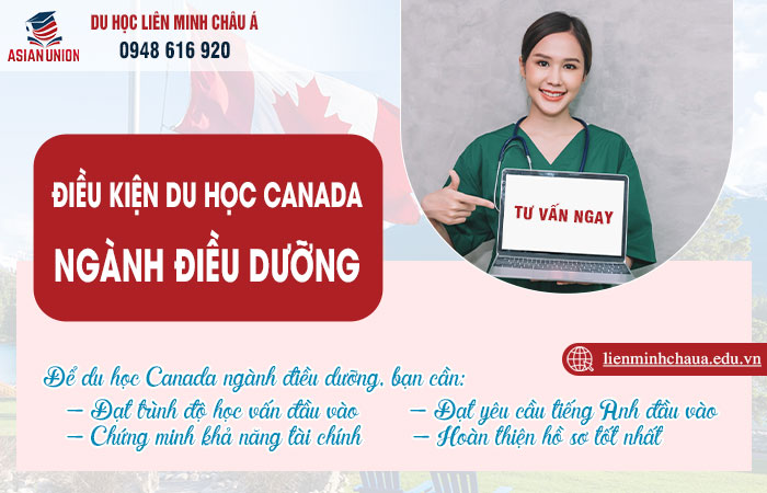 Điều kiện du học Canada ngành điều dưỡng