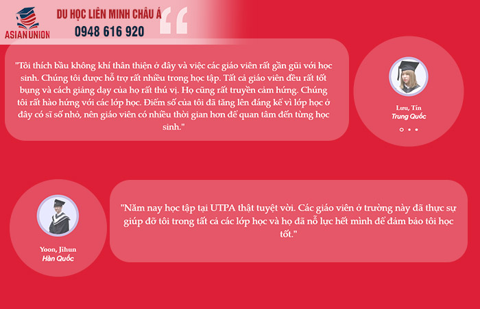Chia sẻ của học sinh về UT Preparatory Academy