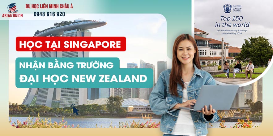 Du học Singapore nhận bằng đại học Massey, New Zealand