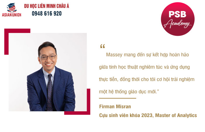 Chia sẻ của sinh viên PSB về chương trình của đại học Massey