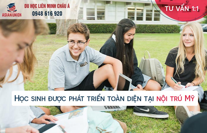 học sinh được phát triển toàn diện trong môi trường nội trú Mỹ