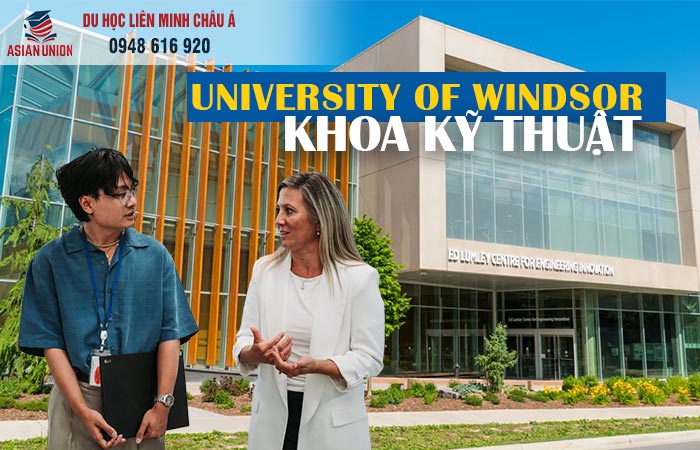 Du học ngành kỹ thuật tại Canada trường đại học Windsor