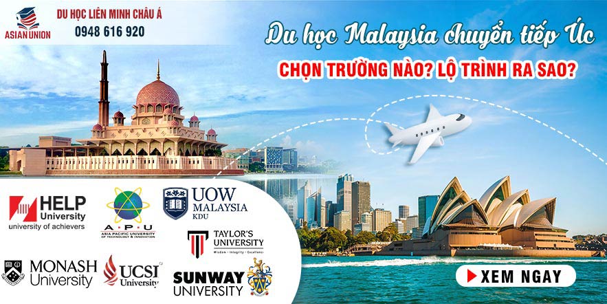 Du học Malaysia chuyển tiếp Úc