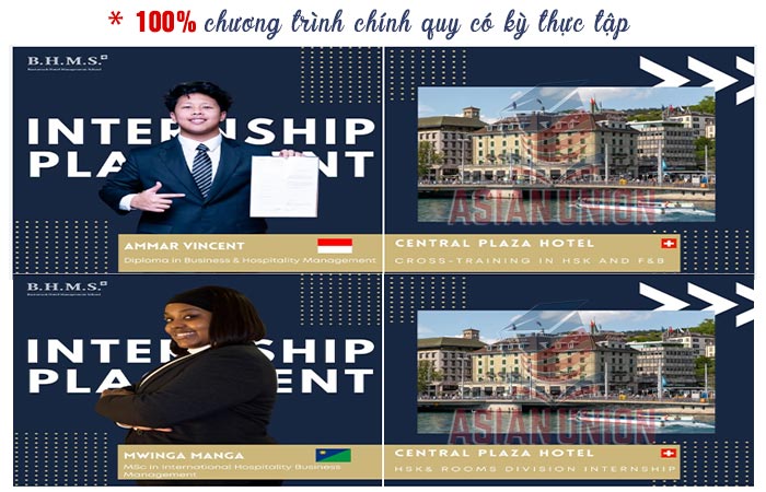 Sinh viên tham gia thực tập khi học tại BHMS