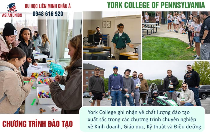 Chương trình đào tạo tại York College of Pennsylvania
