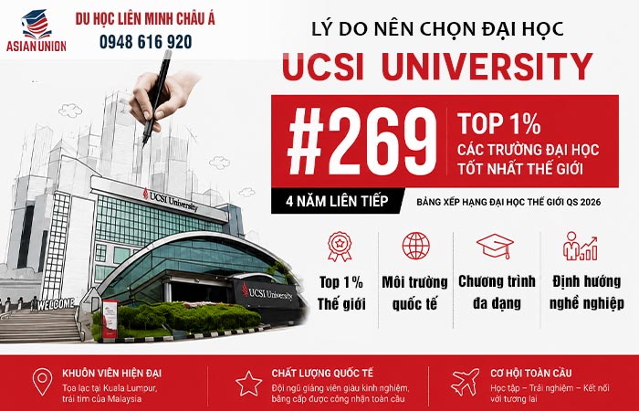 Lý do nên chọn đại học UCSI Malaysia