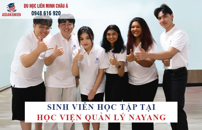 Sinh viên tại học viện quản lý Nanyang